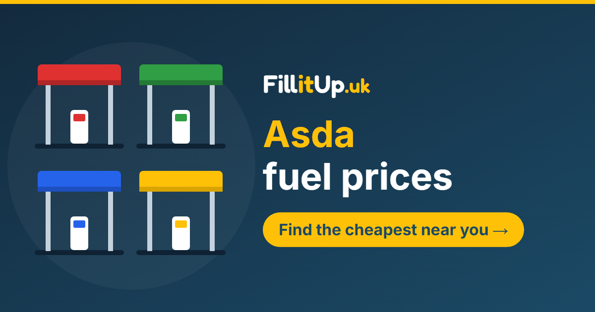 Asda Fuel Prices Today: Cheapest Petrol & Diesel | FillitUp.uk