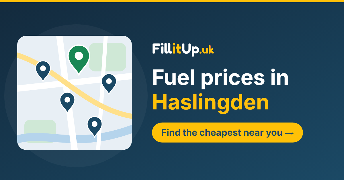 Petrol Prices in Haslingden - Cheapest Fuel Today | FillitUp.uk