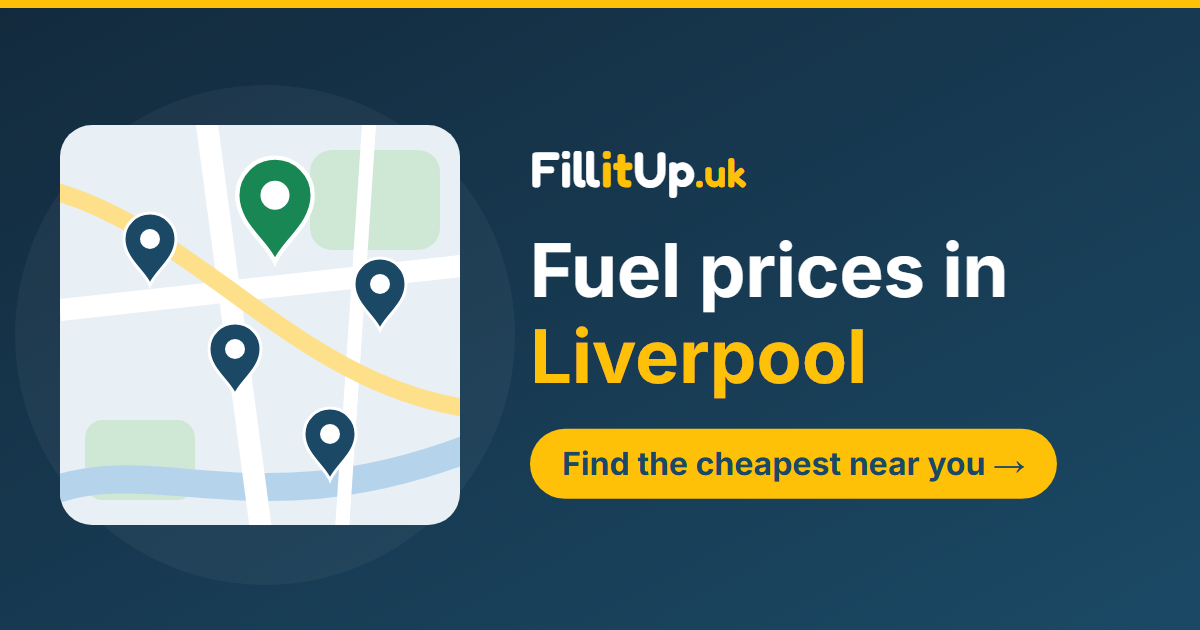 Petrol Prices in Liverpool - Cheapest Fuel Today | FillitUp.uk